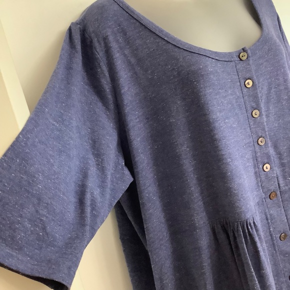 Like NEW: Blue Sky 3X Bamboo/ organic cotton tunic dress w pockets c. - Picture 3 of 12